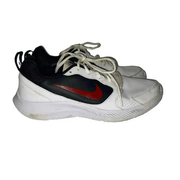 Nike Todos mens 9 white black + red sneakers - Picture 2 of 9